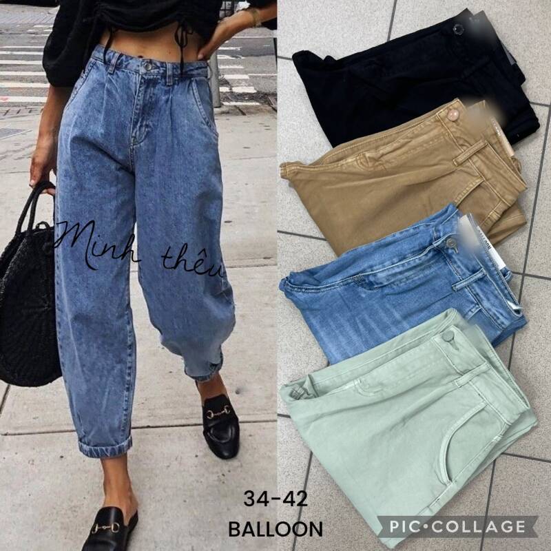 Spodnie damskie jeans Roz 34-42, 1 Kolor .Paczka 10 szt