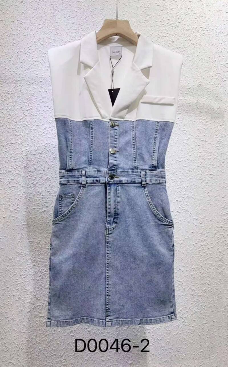 Sukienki damskie jeansy Roz XS-XL, 1 Kolor .Paczka 10 szt