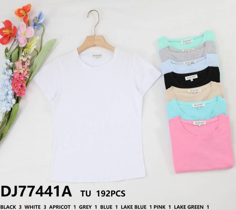 Bluzka damskie (Francja produkt) Roz Standard, Mix Kolor .Paczka 12 szt