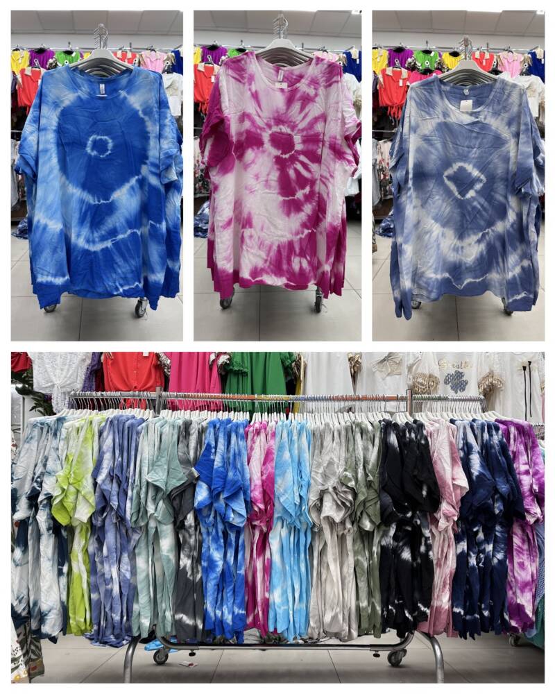Bluzki damskie (Włoskie produkt)  Roz Standard, Mix Kolor Paczka 5 szt