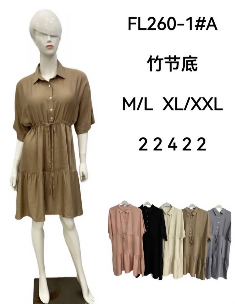 Sukienki damskie  Roz M/L-XL-2XL, Mix Kolor Paczka 12 szt
