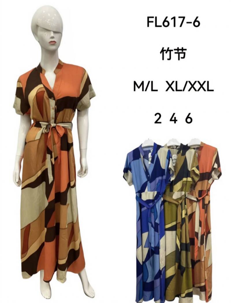 Sukienki damskie  Roz M/L-XL-2XL, Mix Kolor Paczka 12 szt