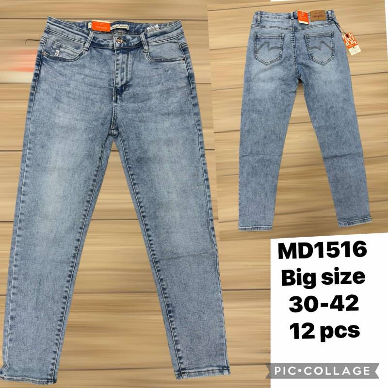 Spodnie damskie jeans Roz 30-42, 1 Kolor .Paczka 12 szt
