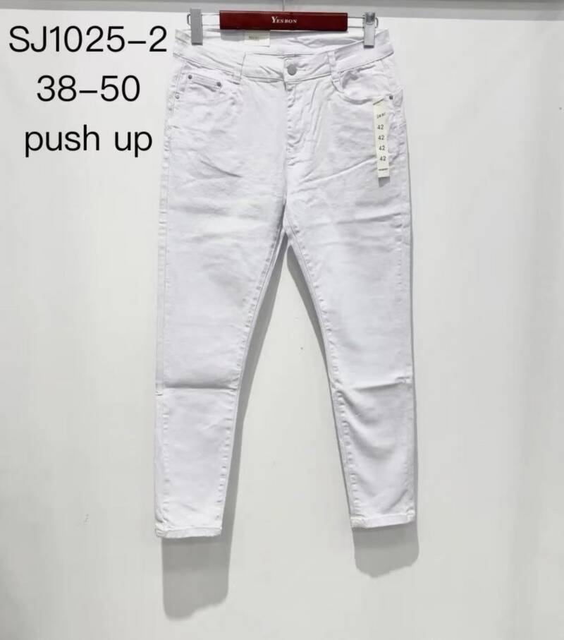 Spodnie damskie jeans Roz 38-50, 1 Kolor .Paczka 10 szt