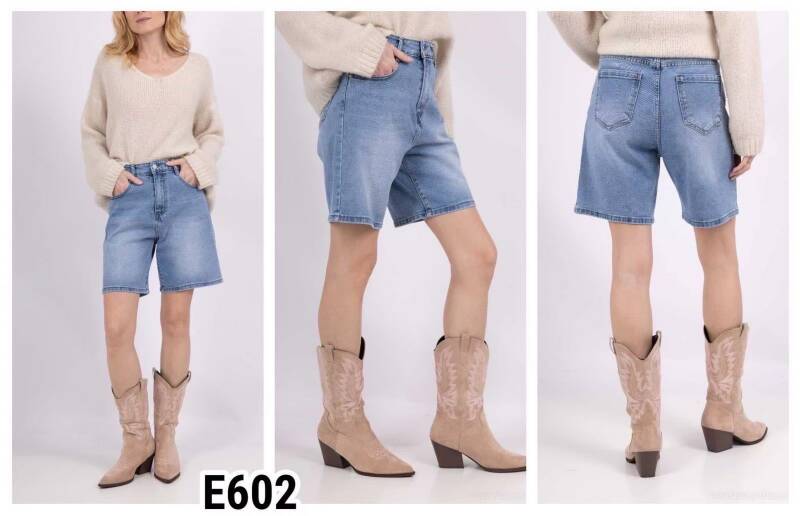 Rybaczki damskie jeans Roz 34-42. 1 Kolor .Paczka 10 szt