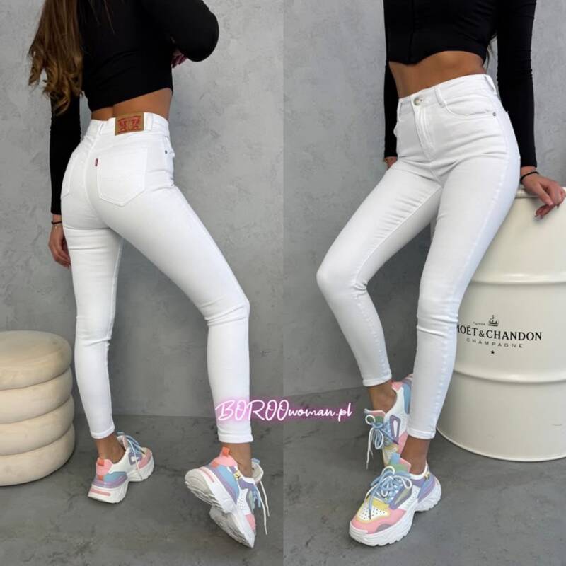 Spodnie damskie jeans Roz XS-XL, 1 Kolor .Paczka 10 szt