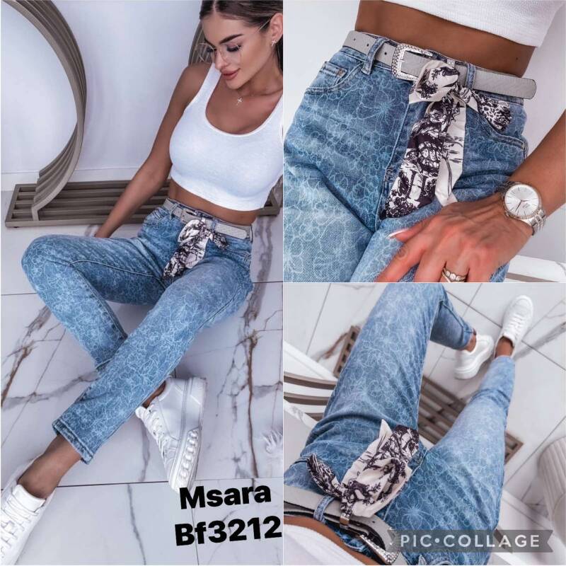 Spodnie damskie jeans Roz XS-XL, 1 Kolor .Paczka 10 szt