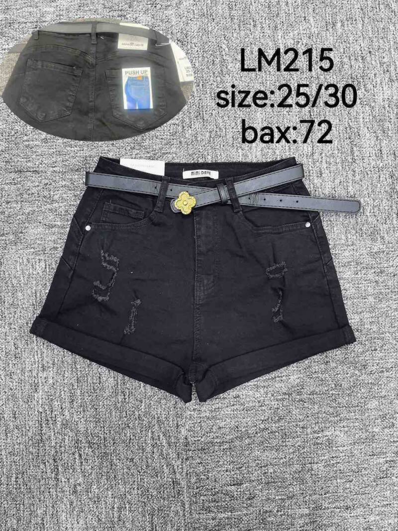 Szorty damskie jeans Roz 25-30. 1 Kolor .Paczka 12 szt