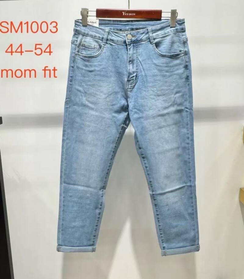 Spodnie damskie jeans Roz 44-54 1 Kolor .Paczka 10 szt
