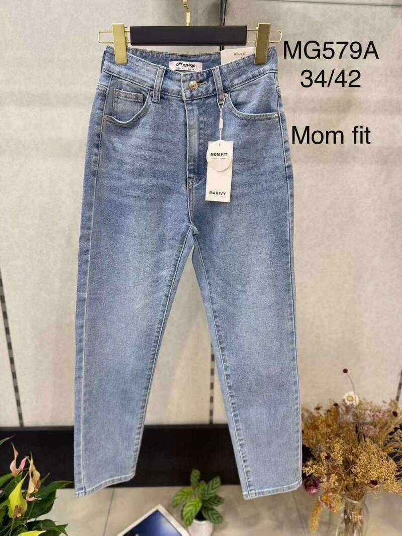 Spodnie damskie jeans Roz 34-42. 1 Kolor .Paczka 10 szt