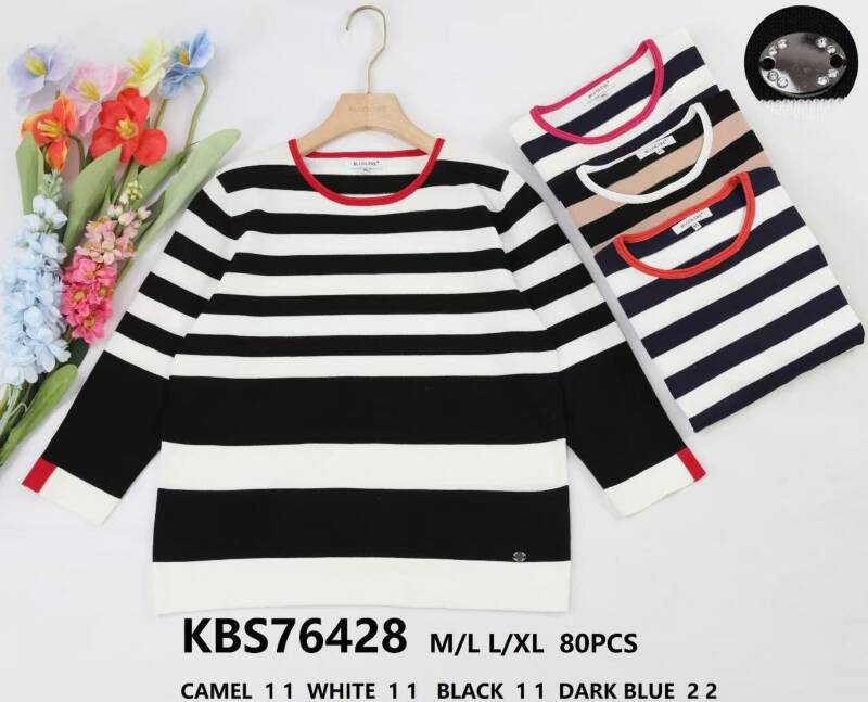 Bluzka damskie (Francja produkt) Roz M/L-L/XL, Mix Kolor .Paczka 10 szt