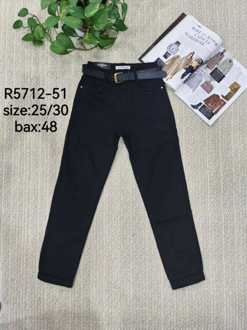 Spodnie damskie jeans Roz 25-30. 1 Kolor .Paczka 12 szt