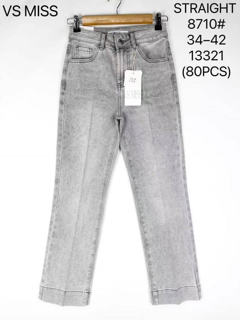 Spodnie damskie jeans Roz 34-42. 1 Kolor .Paczka 10 szt