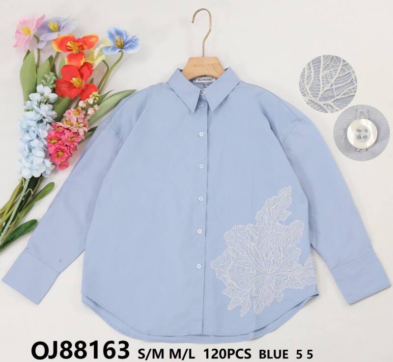  Koszula damska (Francja produkt) Roz S/M-M/L, Mix Kolor .Paczka 10 szt
