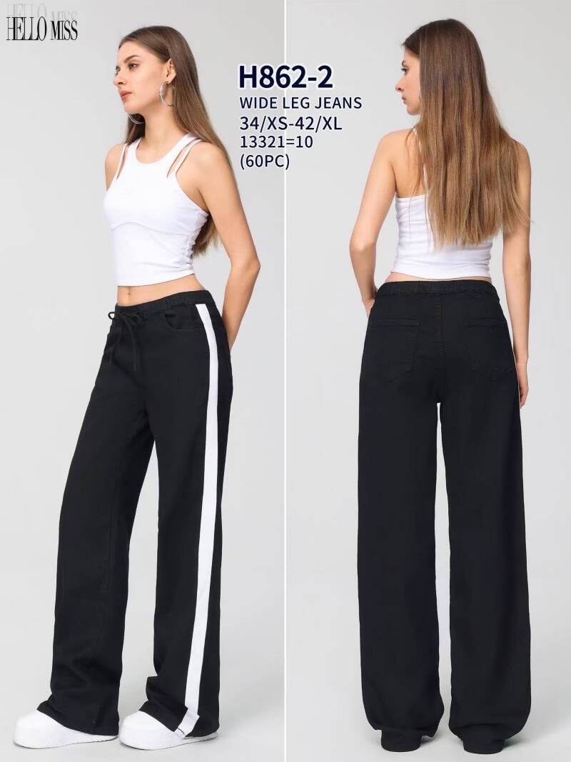 Spodnie damskie jeans Roz XS-XL. 1 Kolor .Paczka 10 szt