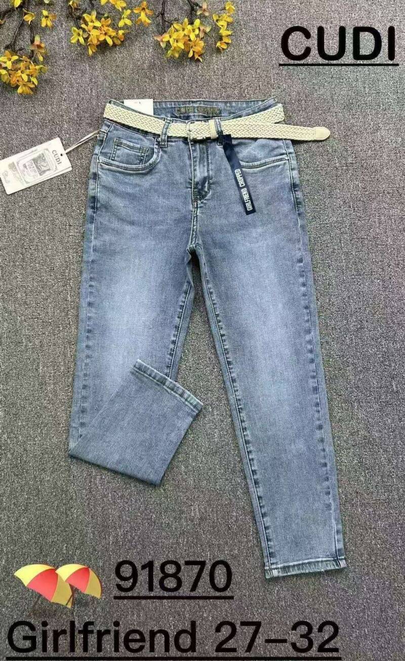 Spodnie damskie jeans Roz 27-32, 1 Kolor .Paczka 10 szt