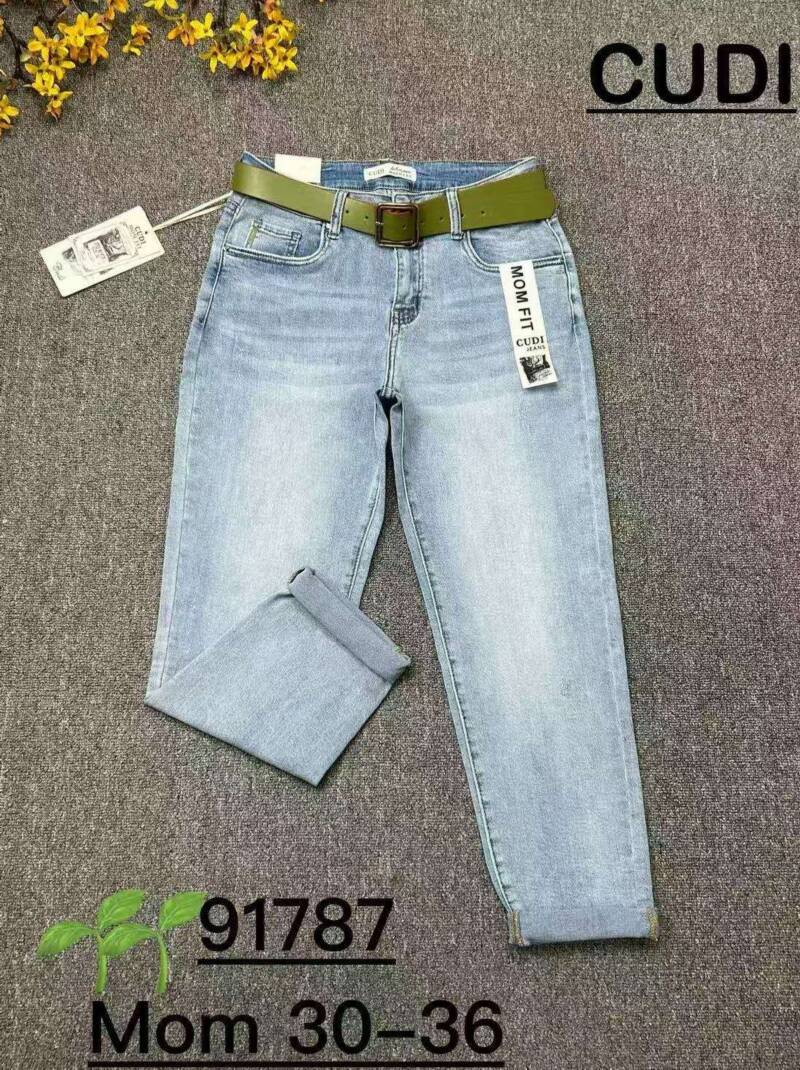 Spodnie damskie jeans Roz 30-36, 1 Kolor .Paczka 10 szt