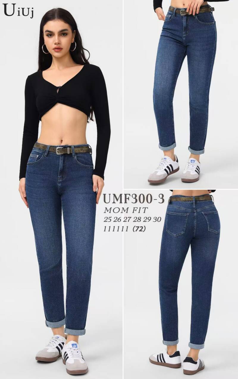 Spodnie damskie jeansy Roz 25-30, 1 Kolor Paczka 6 szt