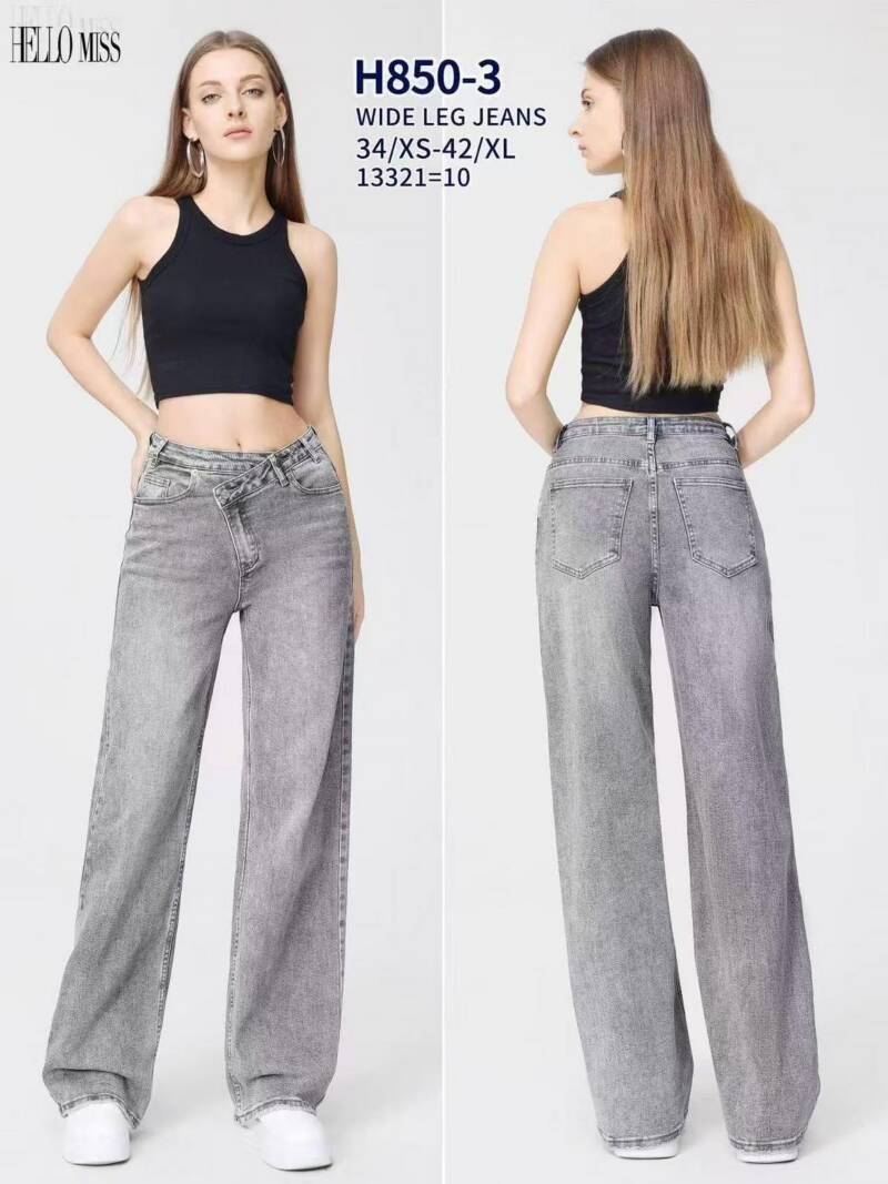 Spodnie damskie jeans Roz XS-XL. 1 Kolor .Paczka 10 szt