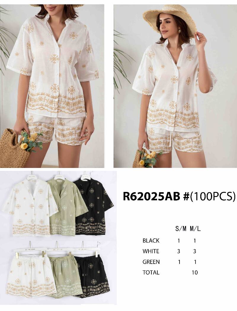 Komplet damska (Francja produkt) Roz S/M-M/L, Mix Kolor .Paczka 10 szt