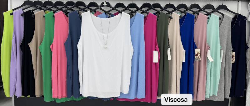 Bluzki damskie (Włoskie produkt) Roz Standard, Mix Kolor Paczka 5 szt