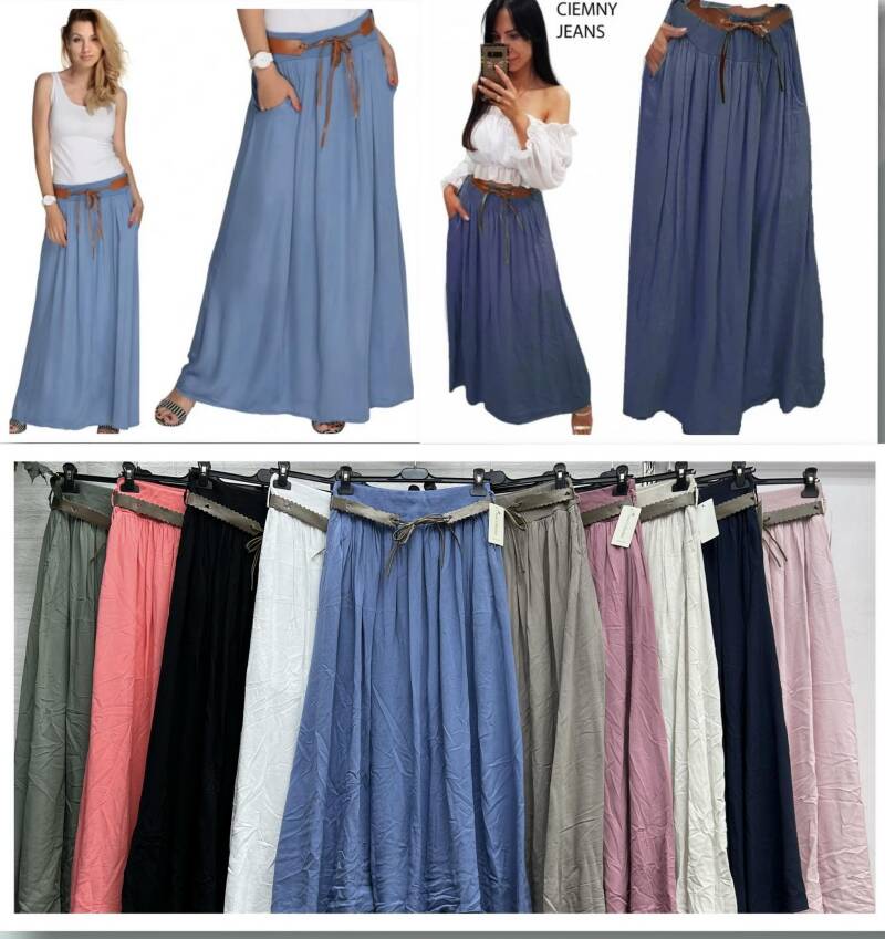 Spódnice damskie (Włoskie produkt) Roz Standard, Mix Kolor Paczka 5 szt