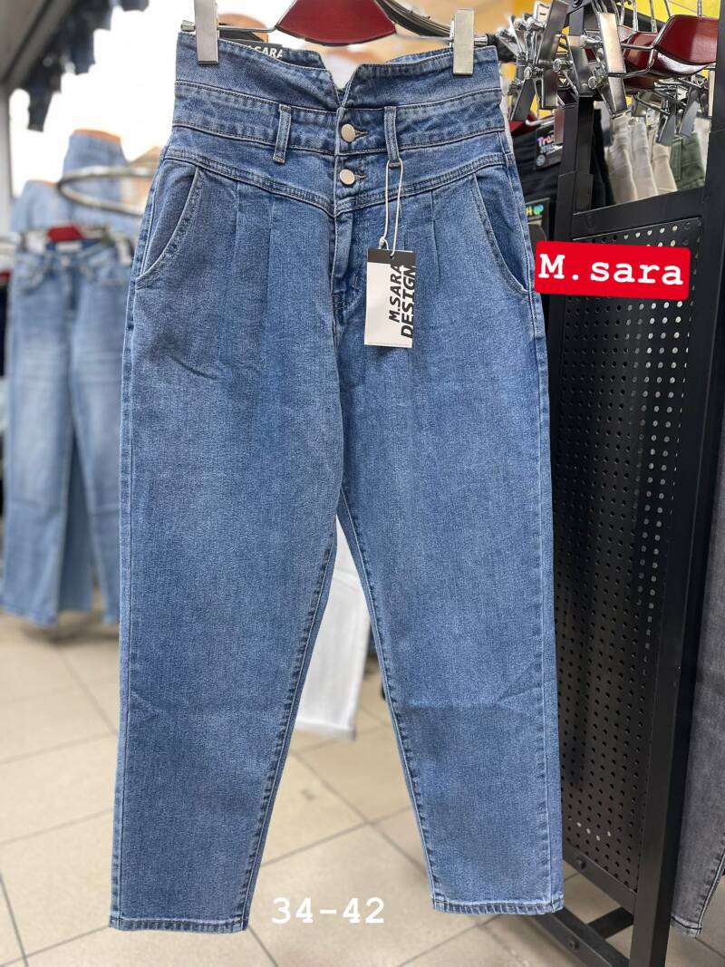 Spodnie jeansy damskie Roz 34-42, 1 Kolor Paczka 10 szt