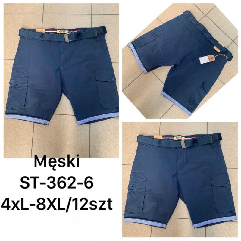  Spodenki męskie Roz 4XL-8XL, 1 Kolor Paczka 12 szt