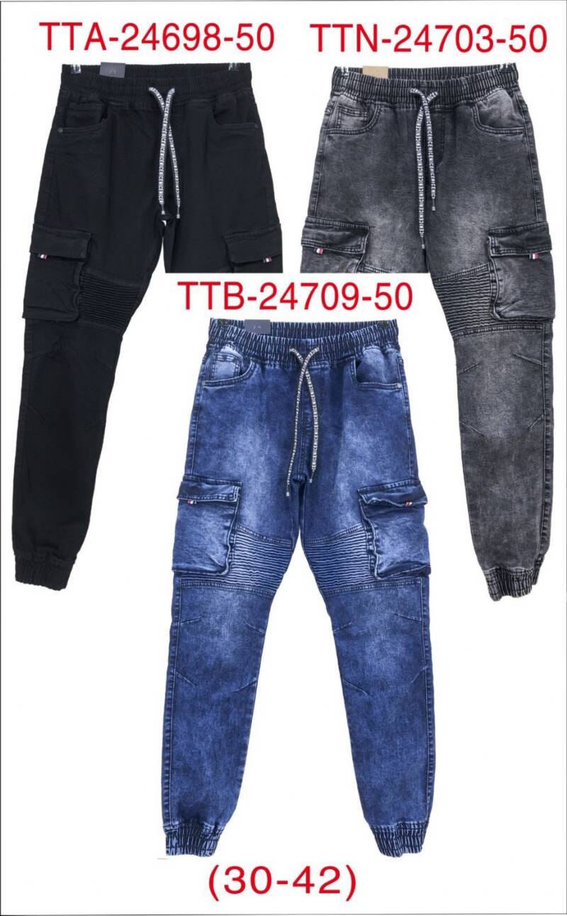 Spodnie jeansy meskie Roz 30-42, 1 Kolor Paczka 10 szt