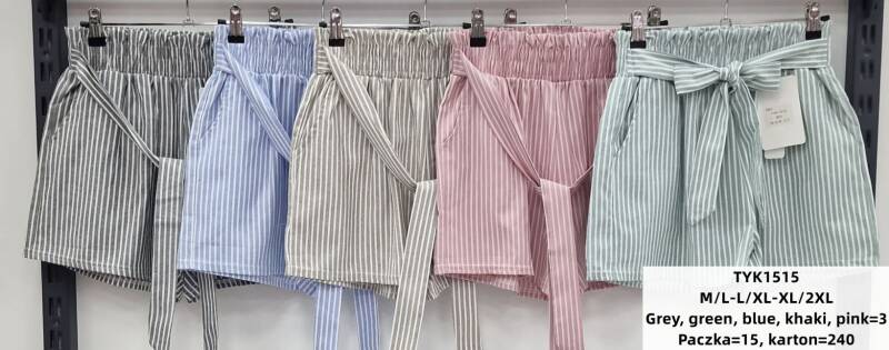 Szorty damskie Roz M-2XL, Mix Kolor Paczka 15 szt