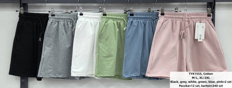 Szorty damskie Roz M-2XL, Mix Kolor Paczka 12 szt