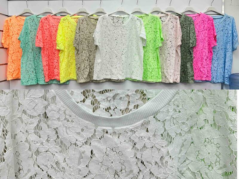 Bluzki damskie (Włoskie produkt) Roz Standard, Mix Kolor Paczka 5 szt