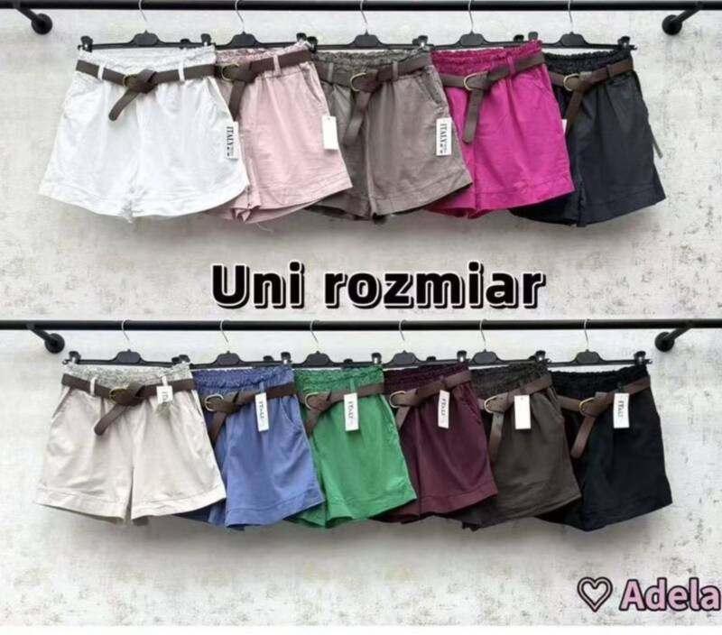 Szorty damskie (Włoskie produkt) Roz Standard, Mix Kolor Paczka 5 szt