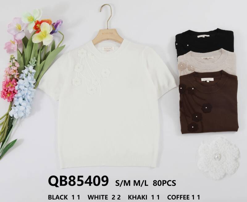 Bluzka damskie (Francja produkt) Roz S/M-M/L, Mix Kolor .Paczka 10 szt