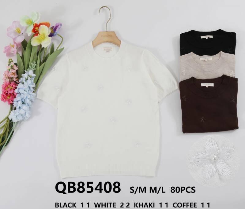 Bluzka damskie (Francja produkt) Roz S/M-M/L, Mix Kolor .Paczka 10 szt
