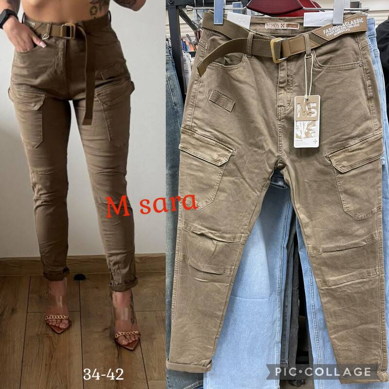 Spodenki damskie jeans Roz 34-42, 1 Kolor Paczka 10 szt