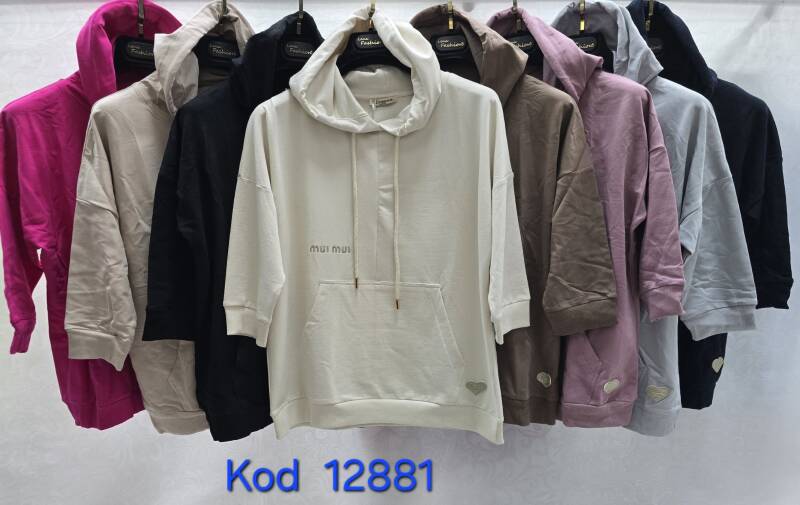 Bluza damska (Turecki produkt) Roz Standard, Mix Kolor .Paczka 12 szt
