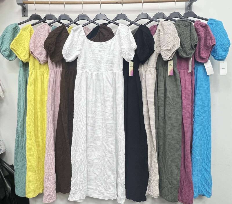 Sukienki damskie (Włoskie produkt) Roz Standard, Mix Kolor Paczka 5 szt