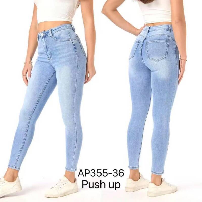 Spodnie damskie jeans Roz XS-XL, 1 Kolor .Paczka 10 szt