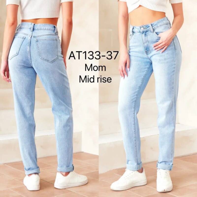 Spodnie damskie jeans Roz XS-XL, 1 Kolor .Paczka 10 szt