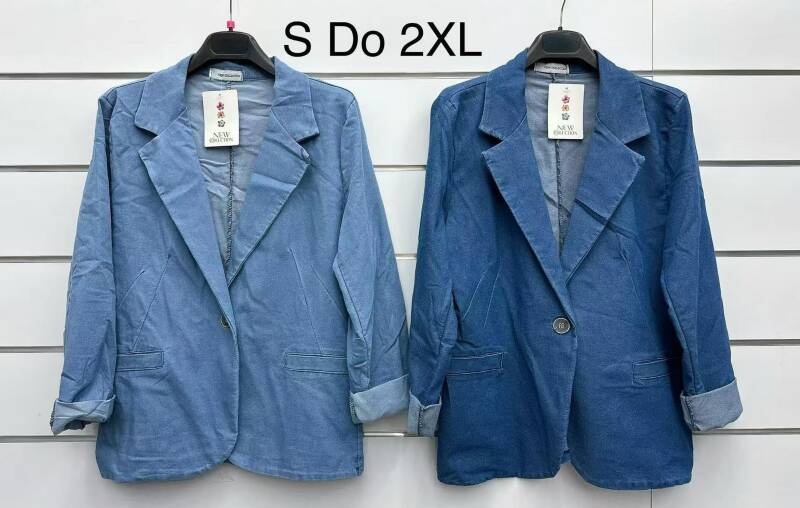 Płaszcze Damskie (Włoskie produkt) Roz S-2XL, Mix Kolor Paczka 5 szt