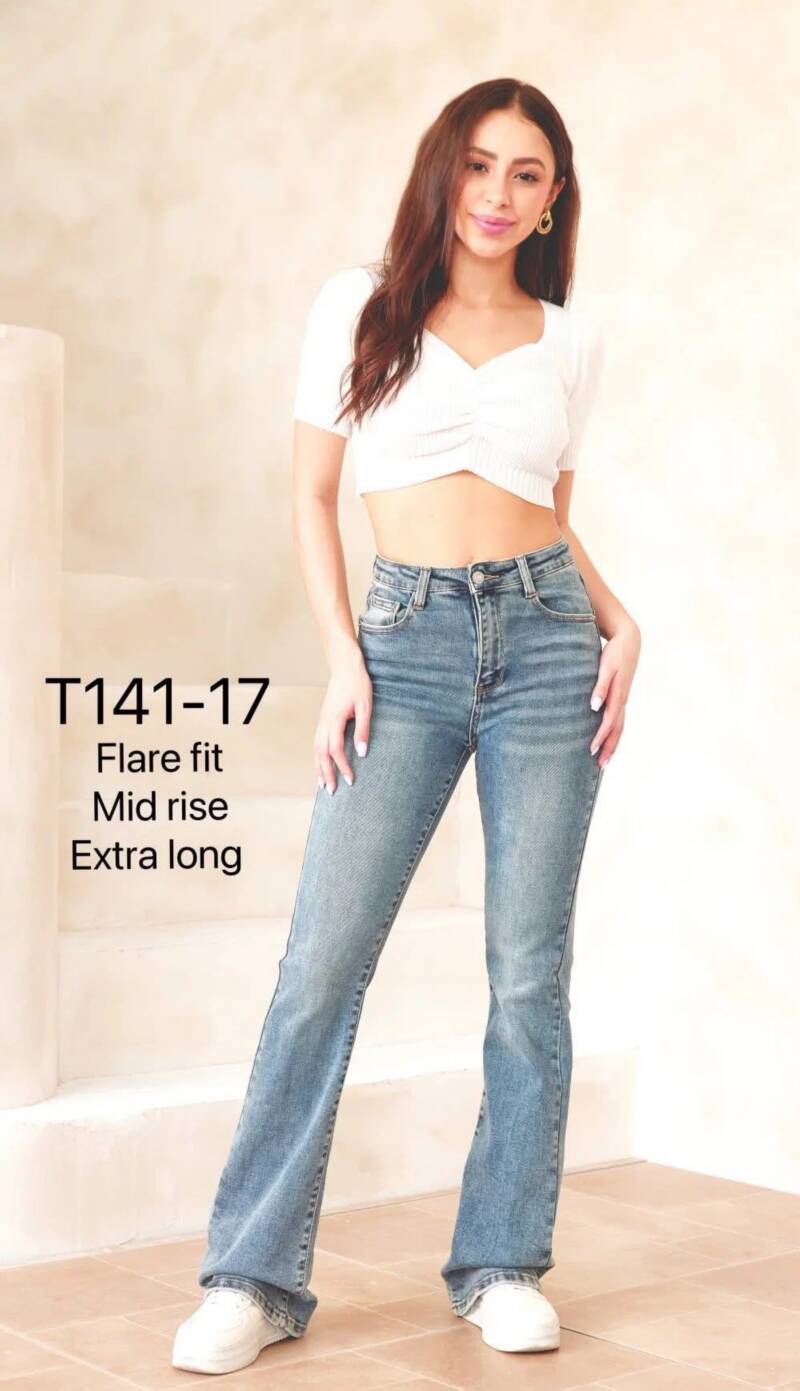 Spodnie damskie jeans Roz XS-XL, 1 Kolor .Paczka 10 szt
