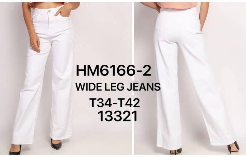Spodnie damskie jeans Roz 34-42, 1 Kolor .Paczka 10 szt