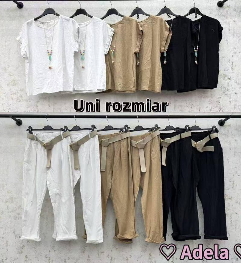 Komplet damskie (Włoskie produkt) Roz Standard, Mix Kolor Paczka 5 szt