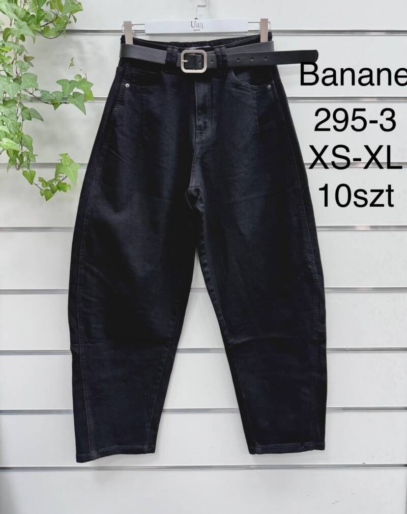 Spodnie damskie jeansy Roz XS-XL, 1 Kolor Paczka 10 szt