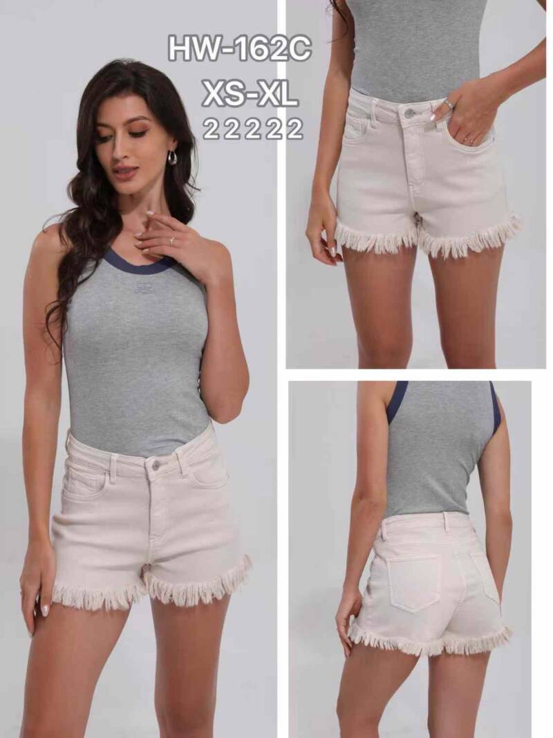 Szorty damskie jeans Roz XS-XL, 1 Kolor .Paczka 10 szt
