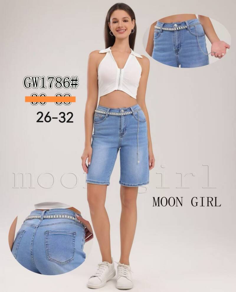 Rybaczki damskie jeans Roz 26-32, 1 Kolor .Paczka 10 szt