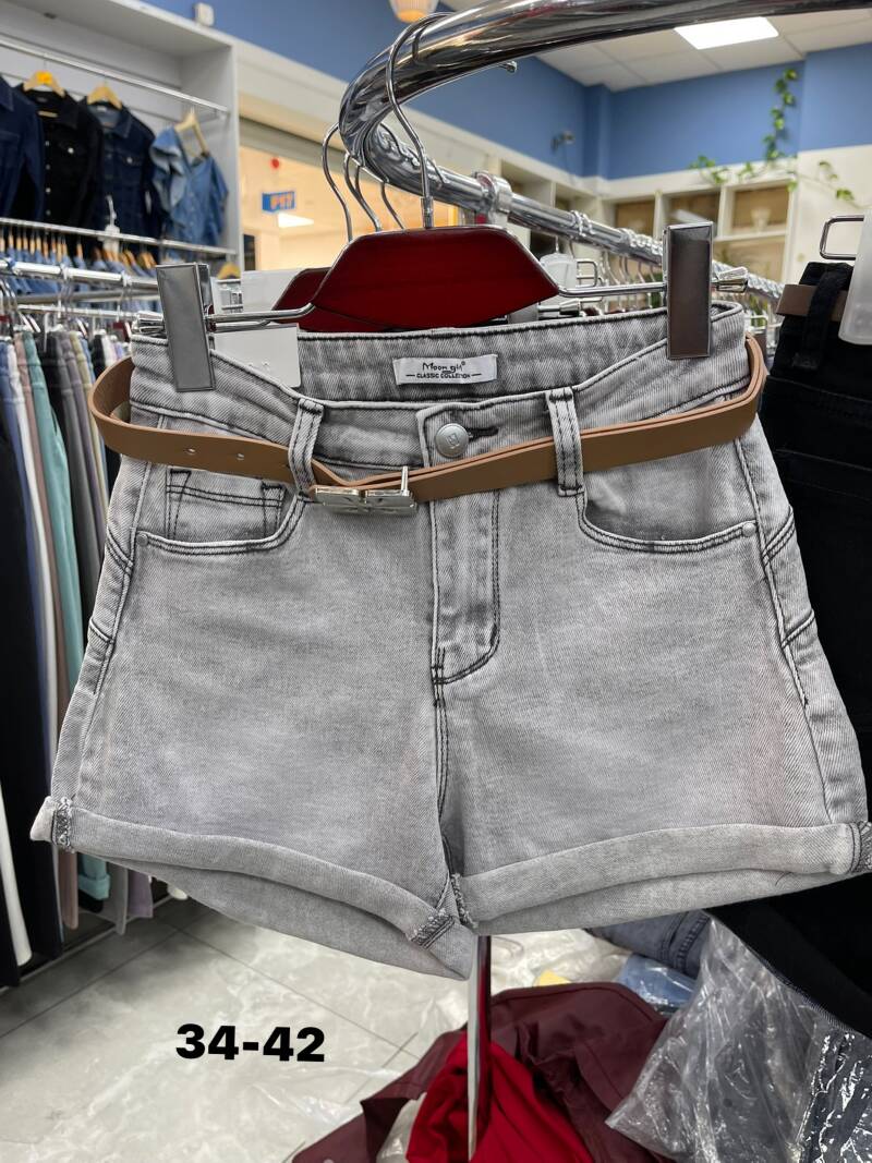 Szorty damskie jeans Roz 34-42, 1 Kolor .Paczka 10 szt