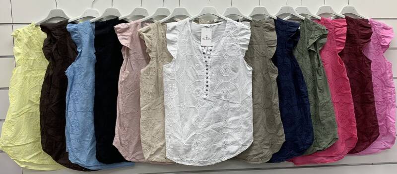 Bluzki damskie (Włoskie produkt) Roz Standard, Mix Kolor Paczka 5 szt