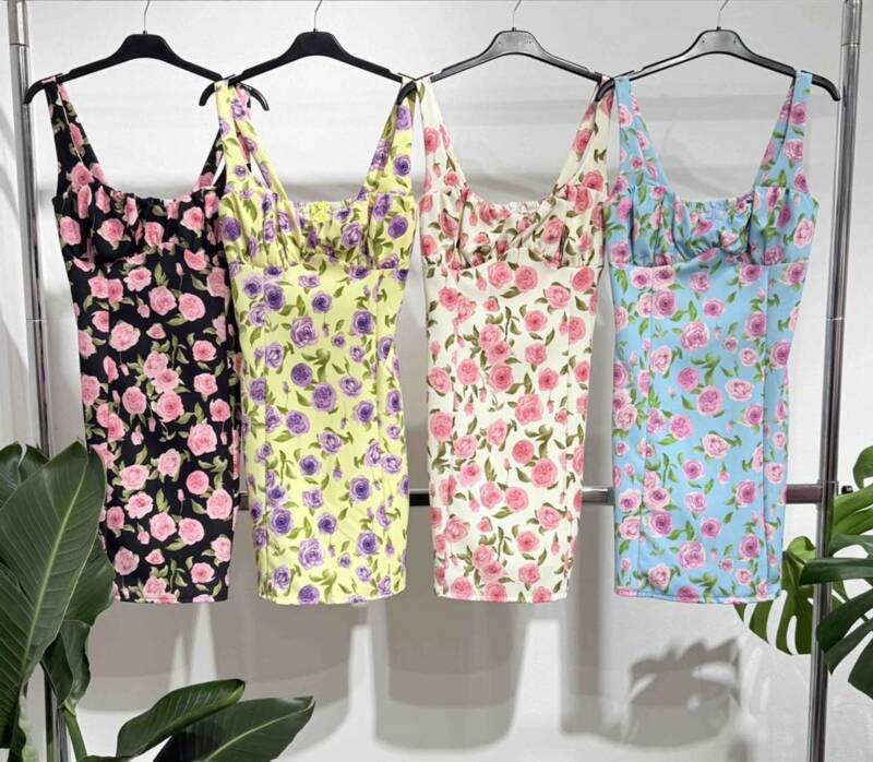 Sukienki damskie (Włoskie produkt) Roz Standard, Mix Kolor Paczka 5 szt